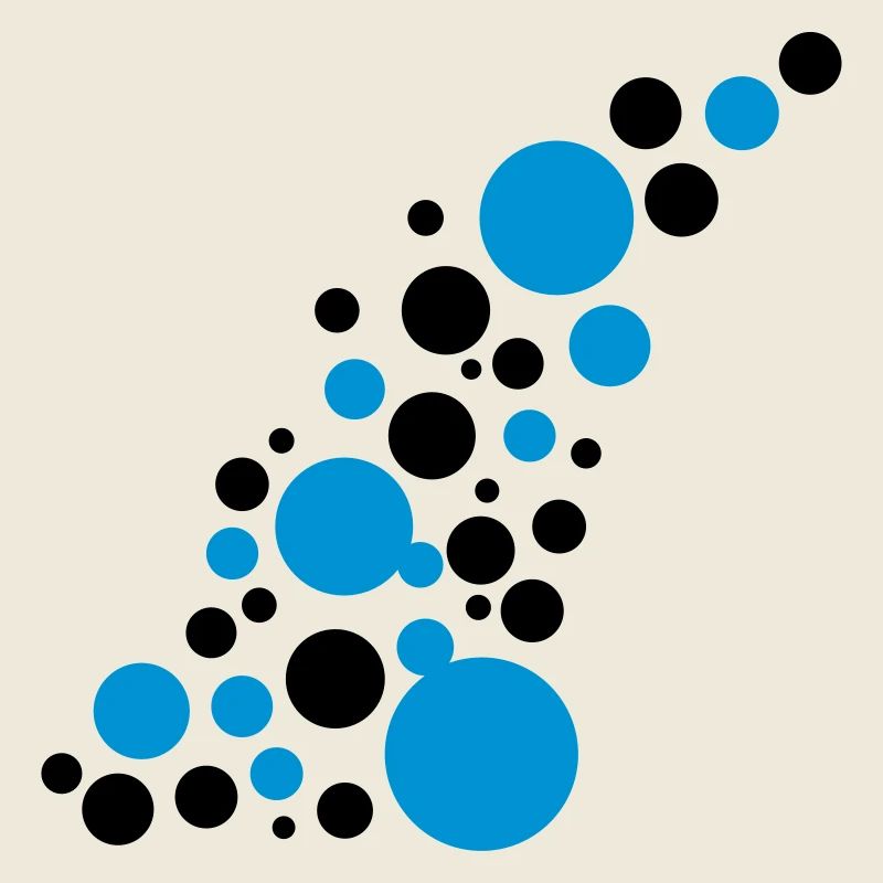 Kreise Punkte Muster Design