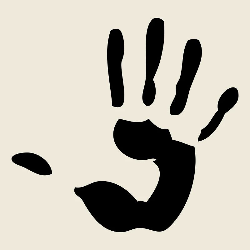 handprint sign
