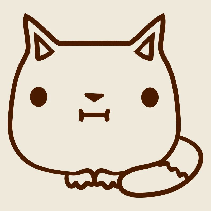 chat mignon a l’air heureux souriant chaton amusant