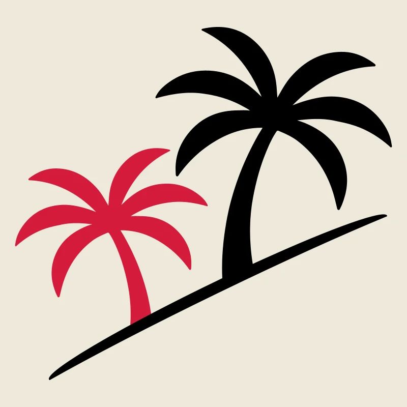 Palmier symbole plage