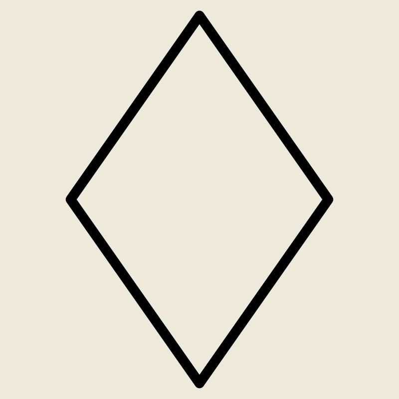 Mathematics diamond symbol-