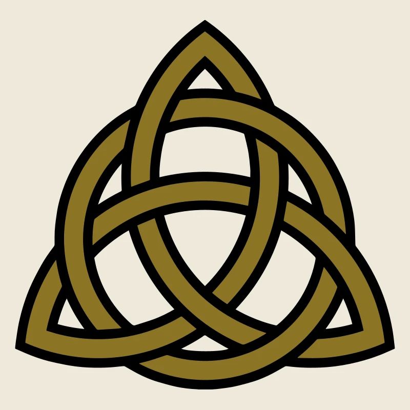 Celtic Knot Triquetra Patricks Day Triangle Circle