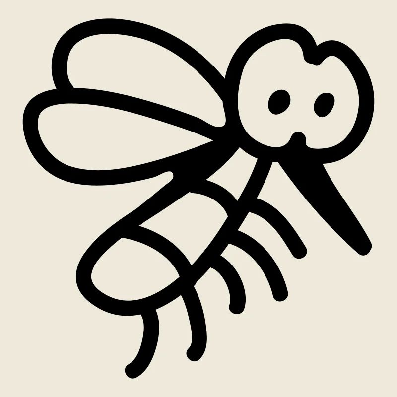 Mosquito - insect - Line