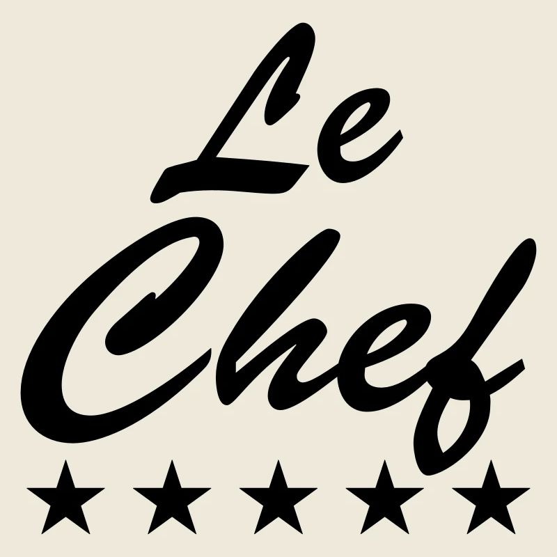 Le Chef Sterne Koch Chefkoch Logo Text Sternekoch