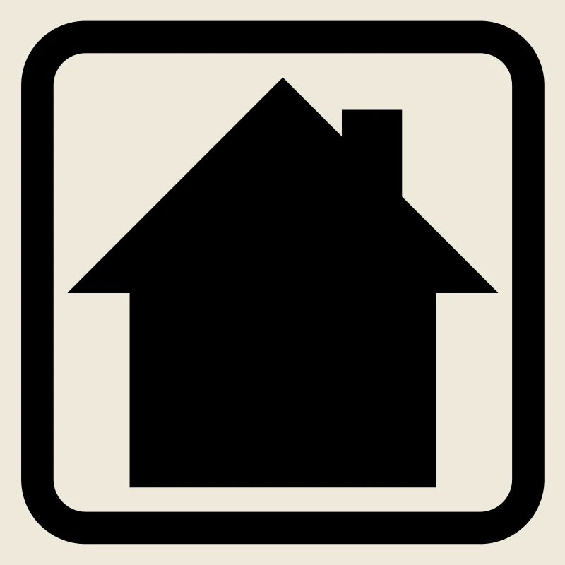 Haus Logo Button Symbol