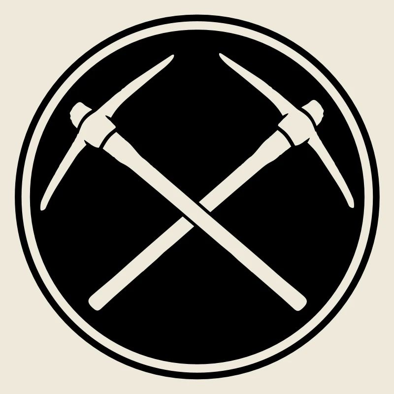 design kreis stempel button rund 2 kreuz logo pick