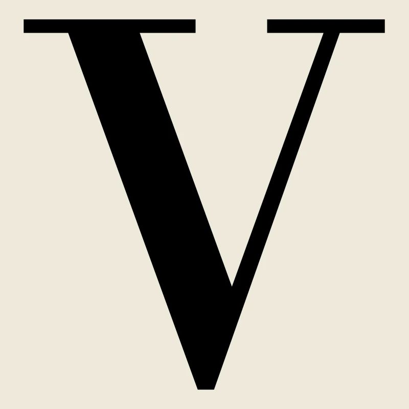 Capital V
