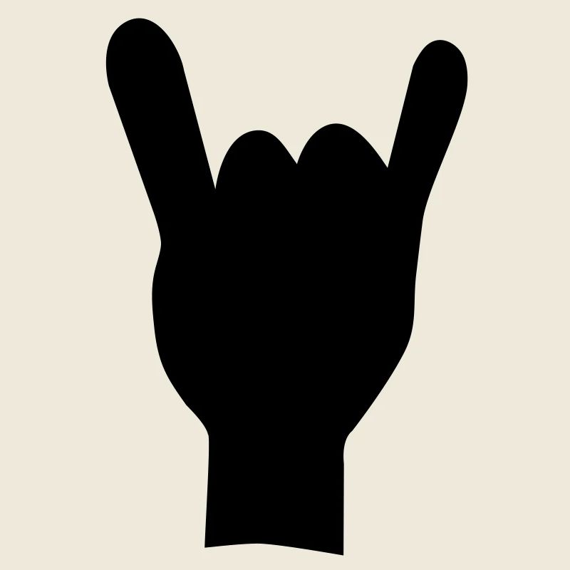 Rock and roll hand de