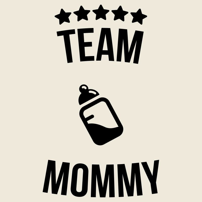 Team Mommy Mutti Mutter Fläschchen Milch