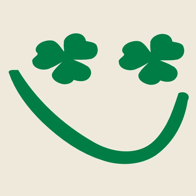 Shamrock smiley face