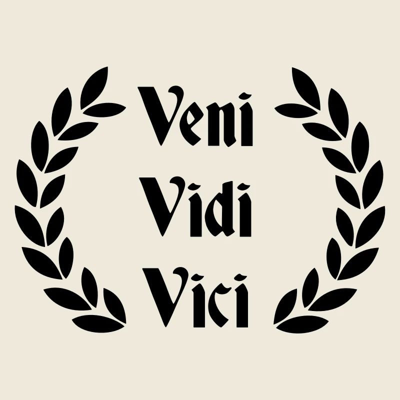 Veni Vidi Vici - Latin saying