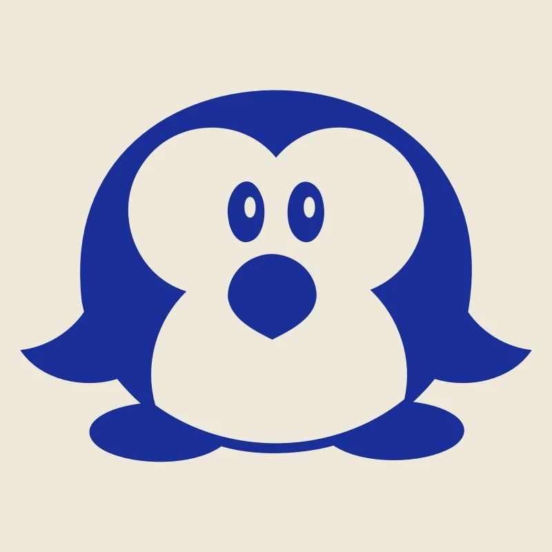 Pingouin mignon bambin enfant poussin bébé heureux