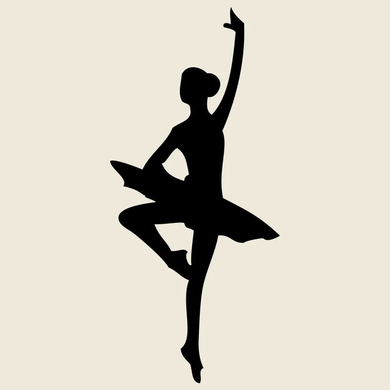 Danseuse ballerine silhouette