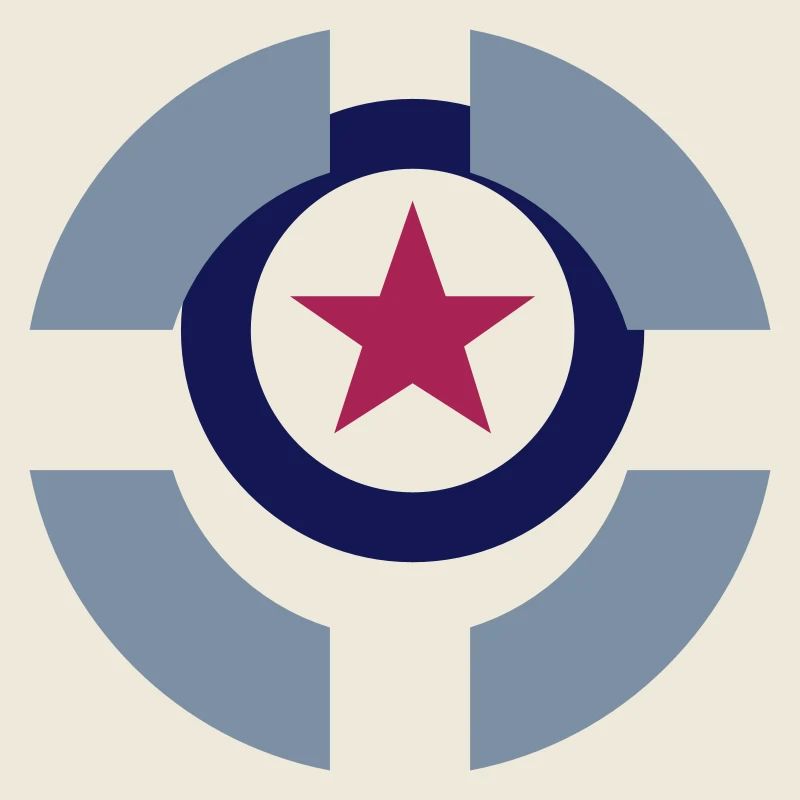 Kreis mit Stern / circled star (2c)