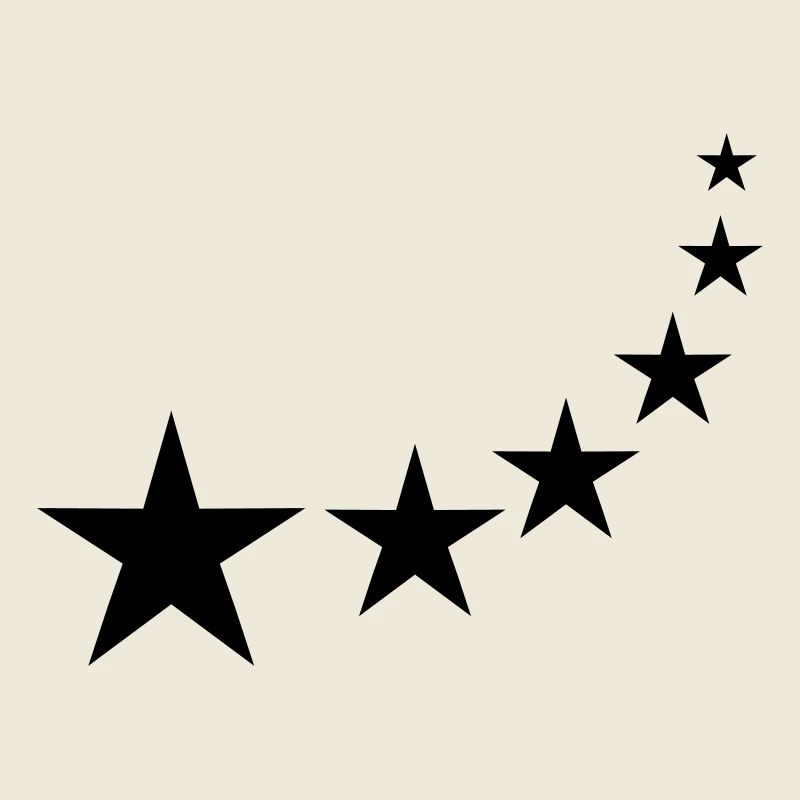 6 stars in bow icon
