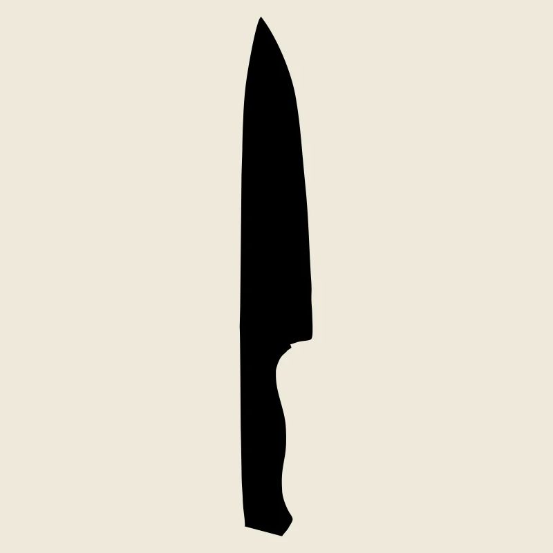 Messer-Silhouette
