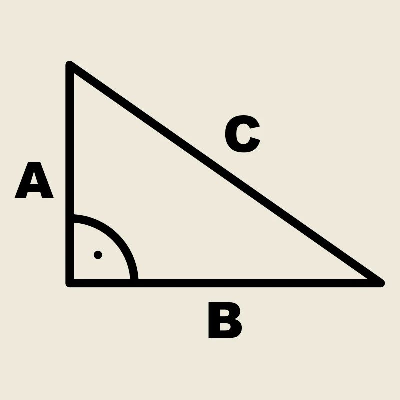 Math symbol - triangle - right angle