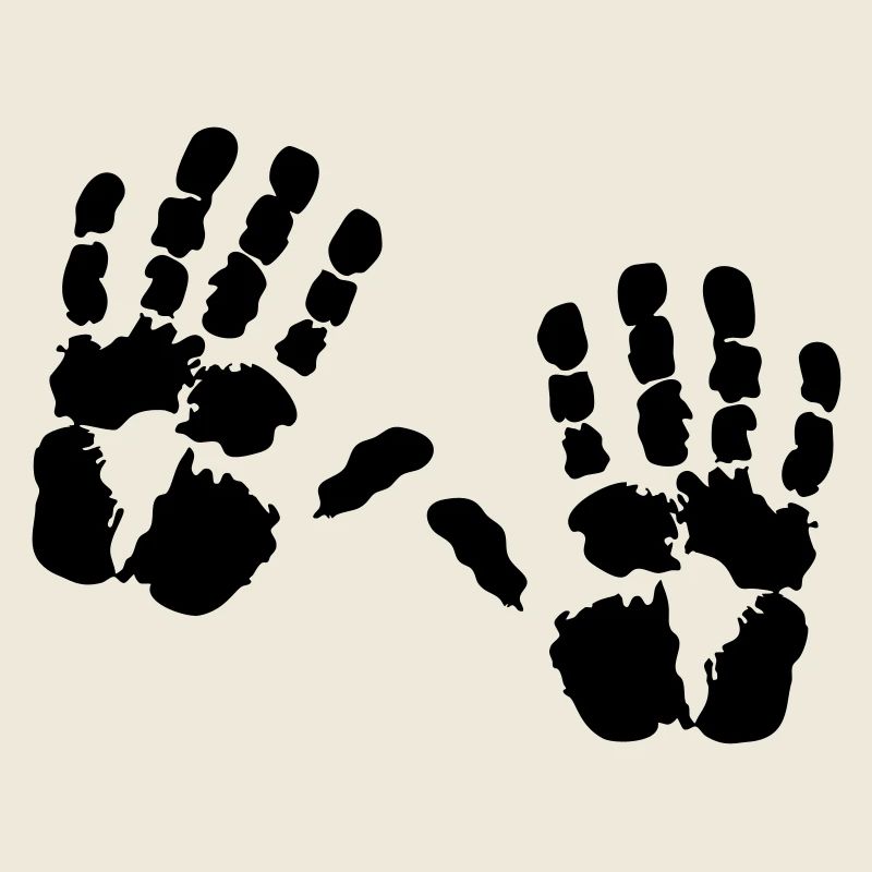 Handabdruck Hand