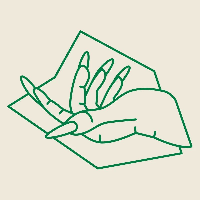 Sehr beängstigende Hand