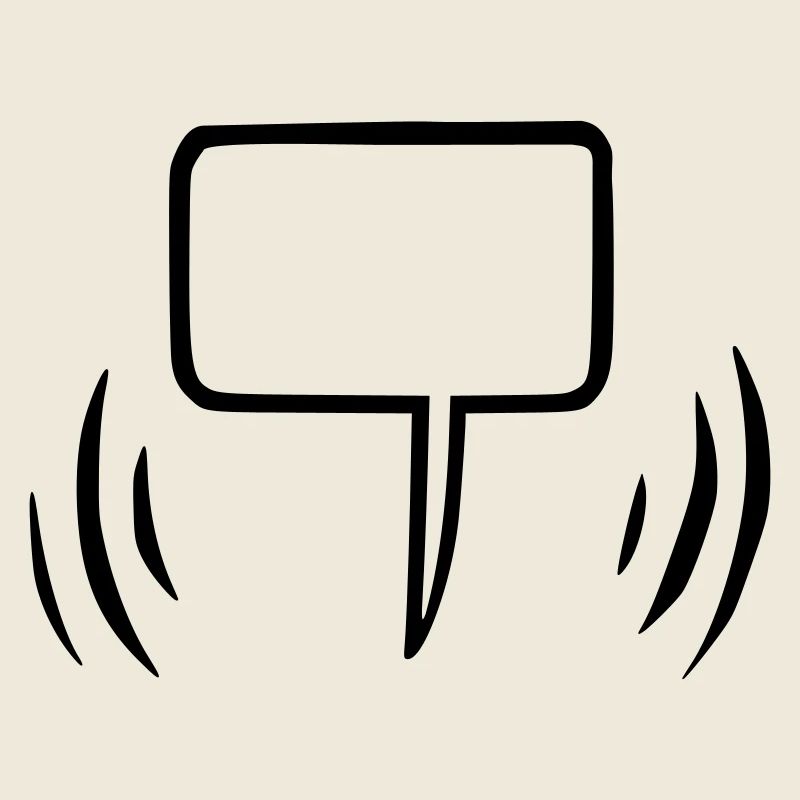 Speech bubble empty