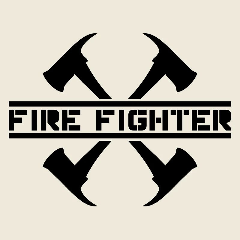 2 fire axes firefighter