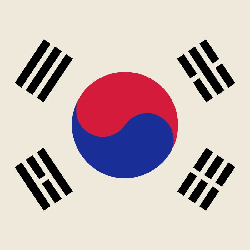 Korea Flagge