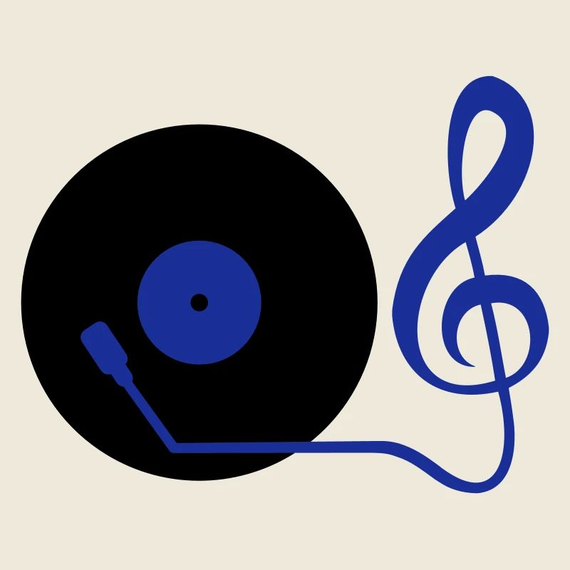 Music clef note mixer party vinyl