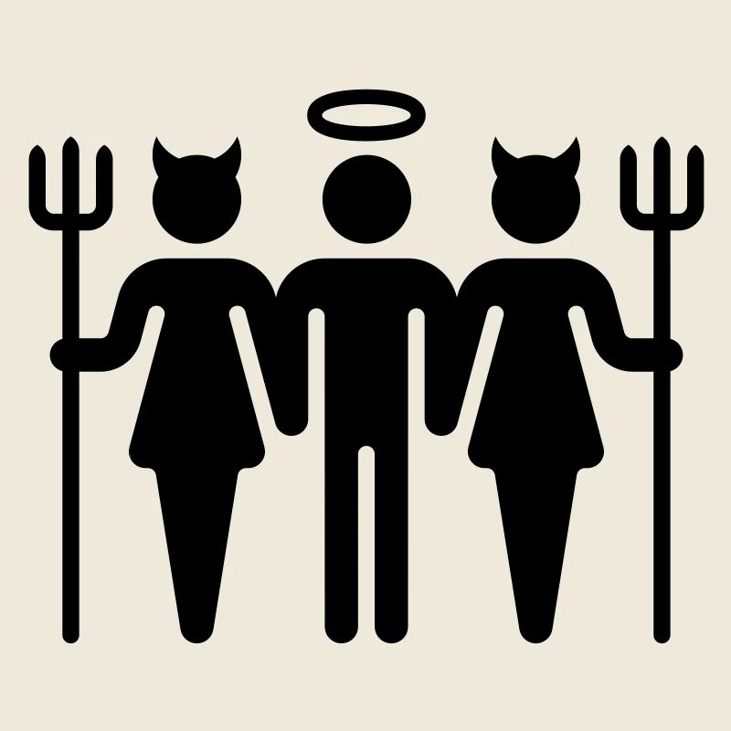 Teufel-Engel-Teufel / Devil-Cherub-Devil (M)