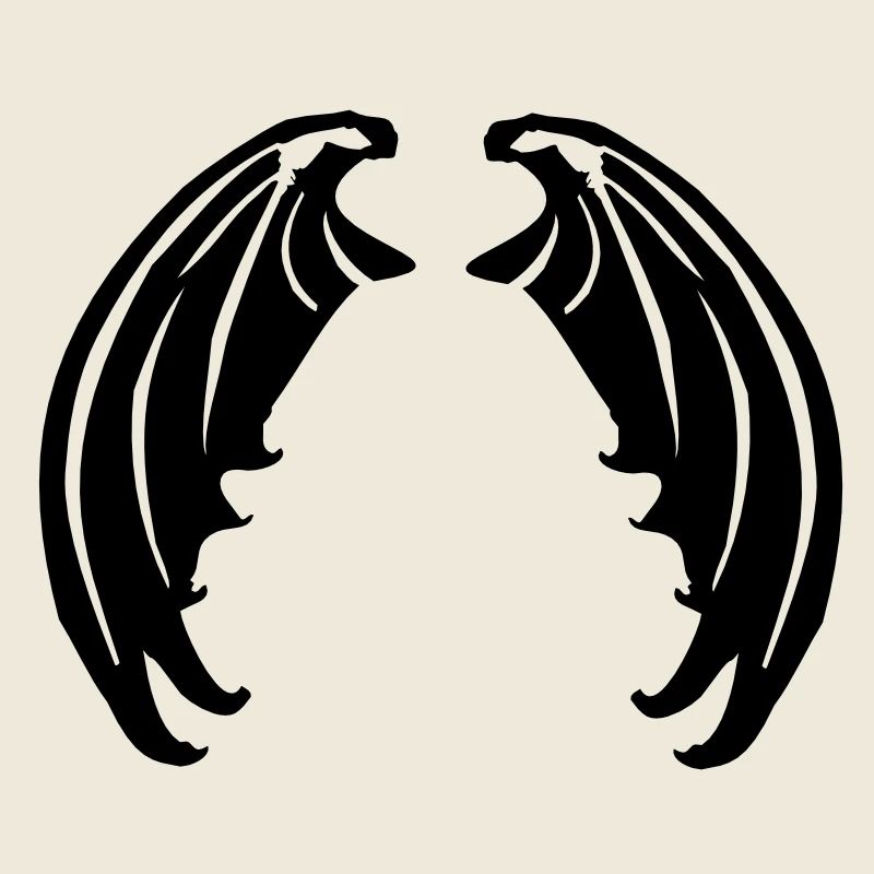 Wings of vampires or devils