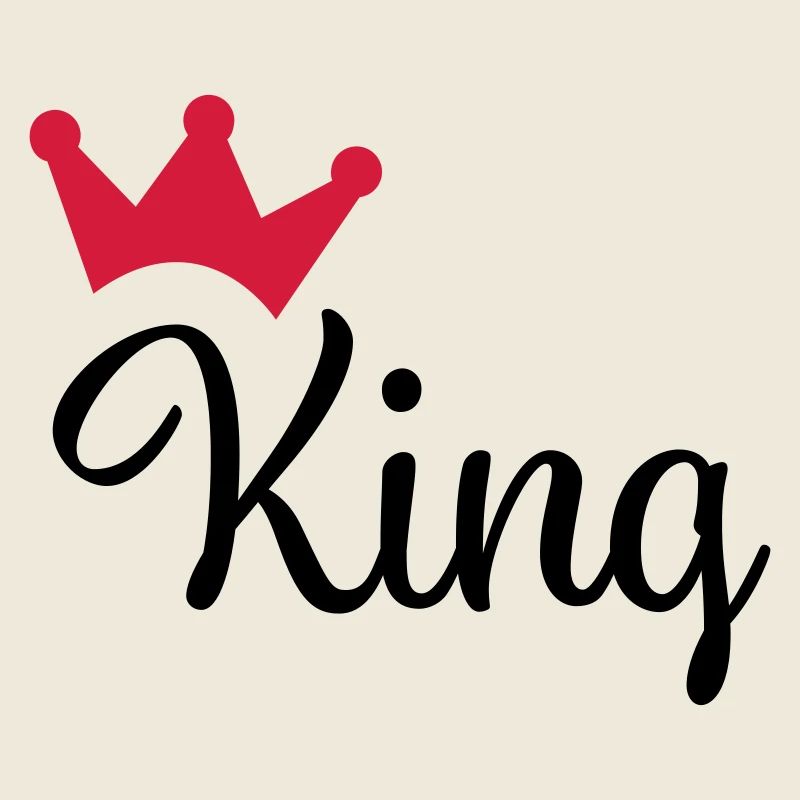 King mit Krone