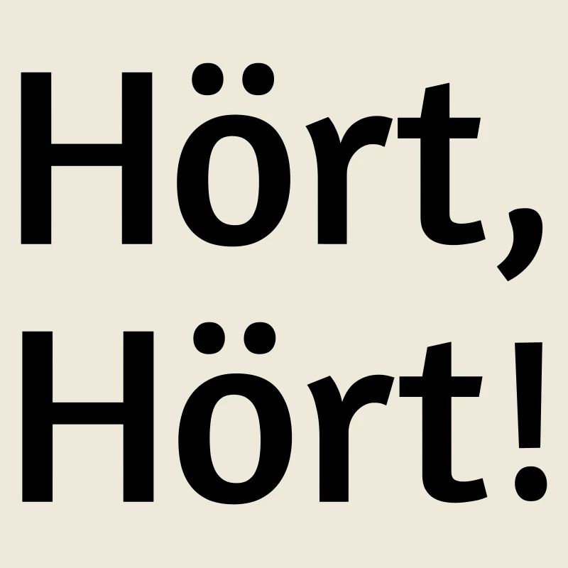 Hears, hears