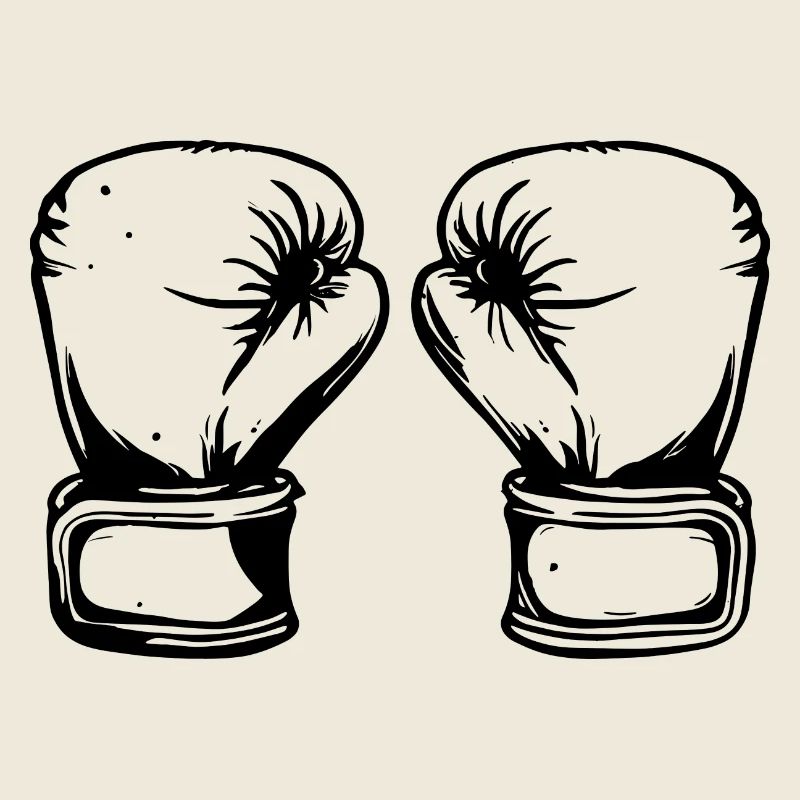 Dessin de gants de boxe