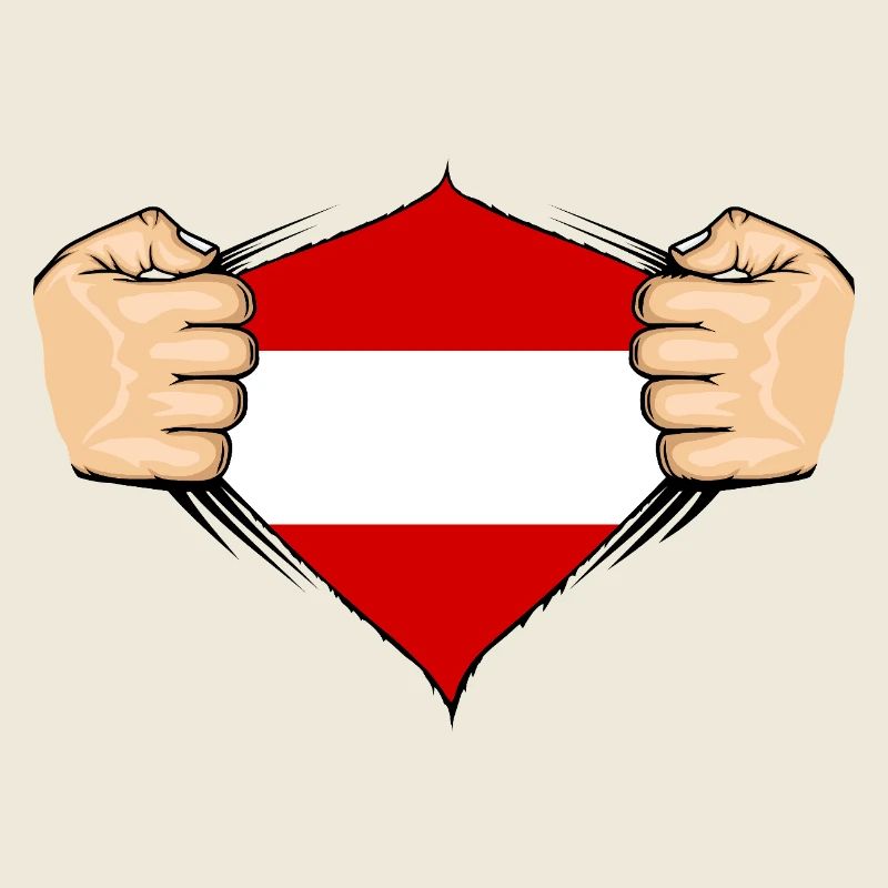 Conception du drapeau de l’Autriche