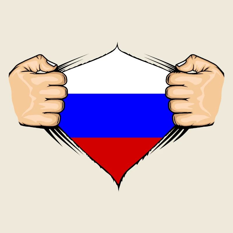 Russia Flag Design