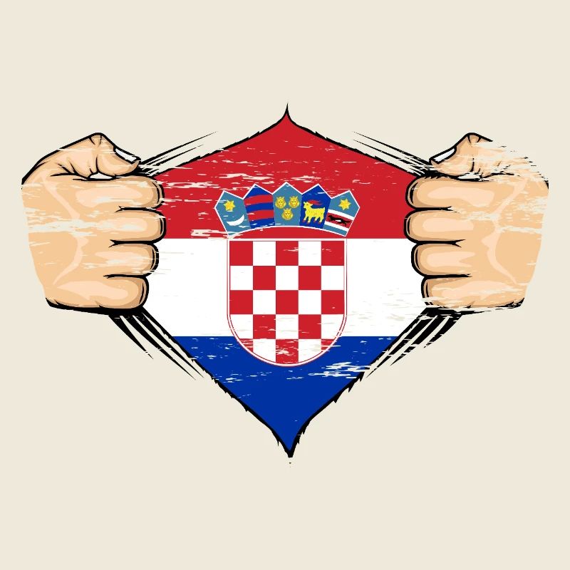 Drapeau de la Croatie utilisé