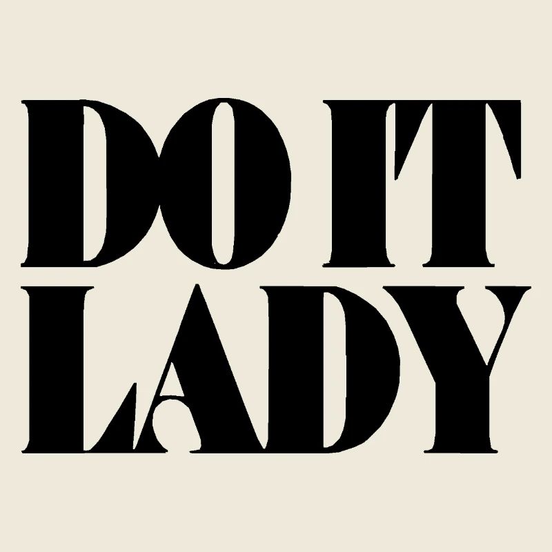 Faites-le Lady - noir
