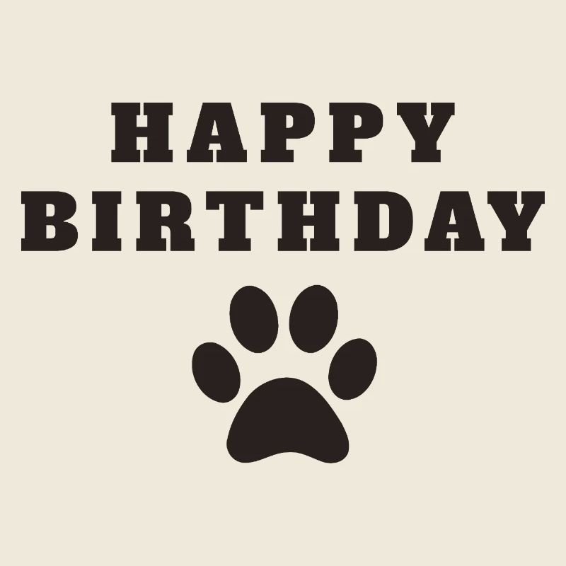 Joyeux anniversaire chien