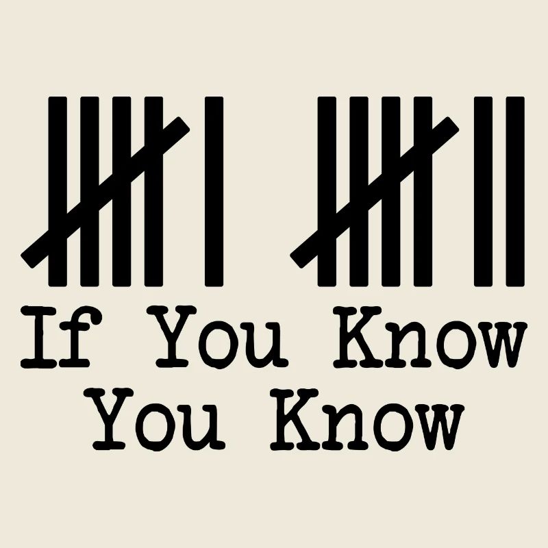 Drôle 67 Mème Si Tu Sais, Tu Connais les Marques de Comptage