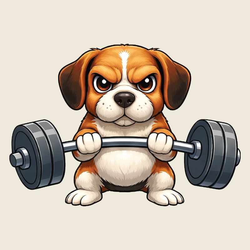 Great Dane Dumbbell Hero
