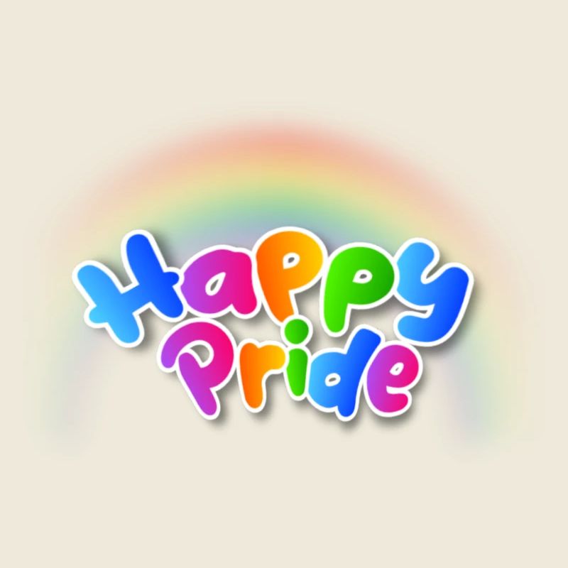 Happy Pride Rainbow Tippfehler