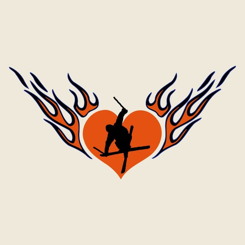 Ski freestyle love