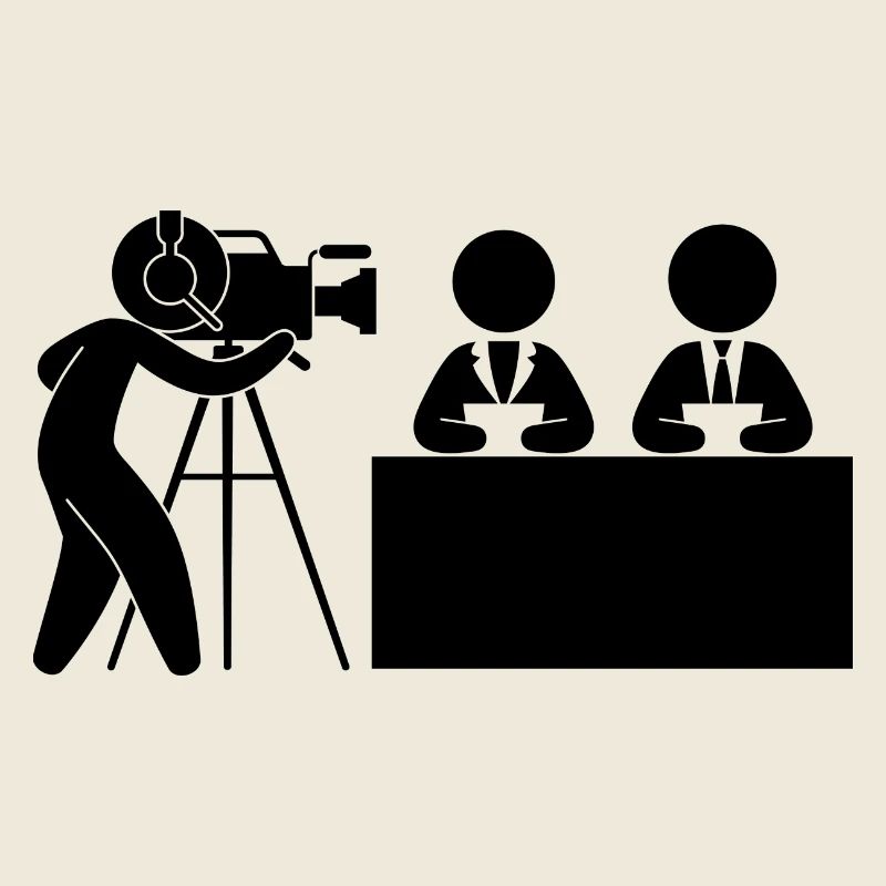 Nachrichten Kameramann Studio