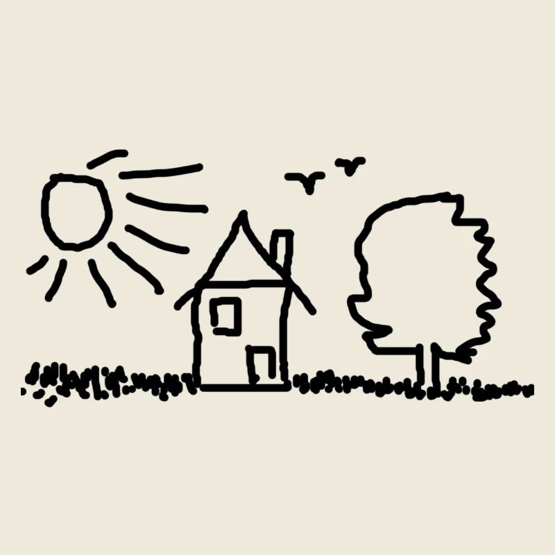 Haus Baum Sonne