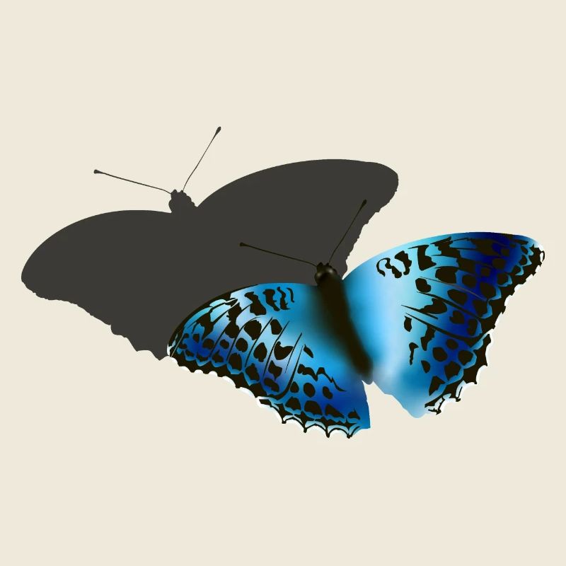 papillon bleu