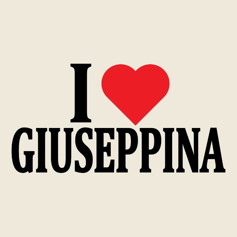 J’adore l’idée cadeau t-shirt Giuseppina
