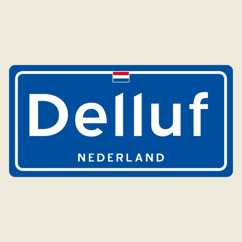 Ortsschild Delluf (Delft)