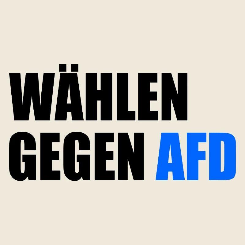 Wählen gegen afd