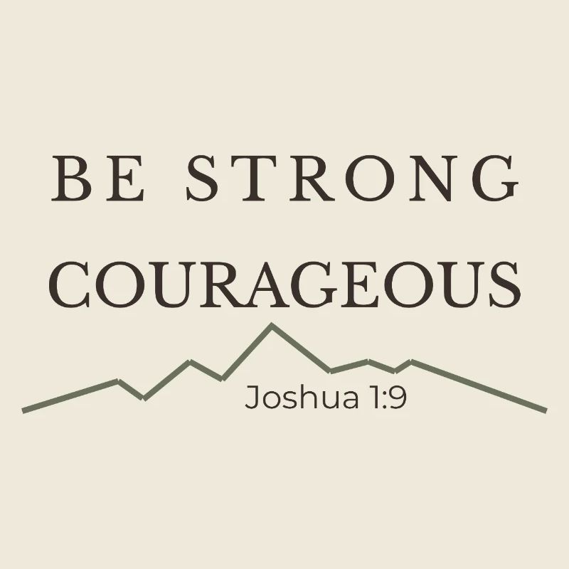 Sei stark und mutig | Josua 1,9