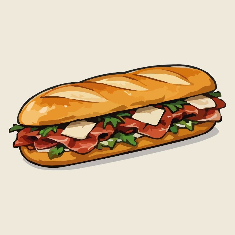 Crispy Hot Dog Comic Style