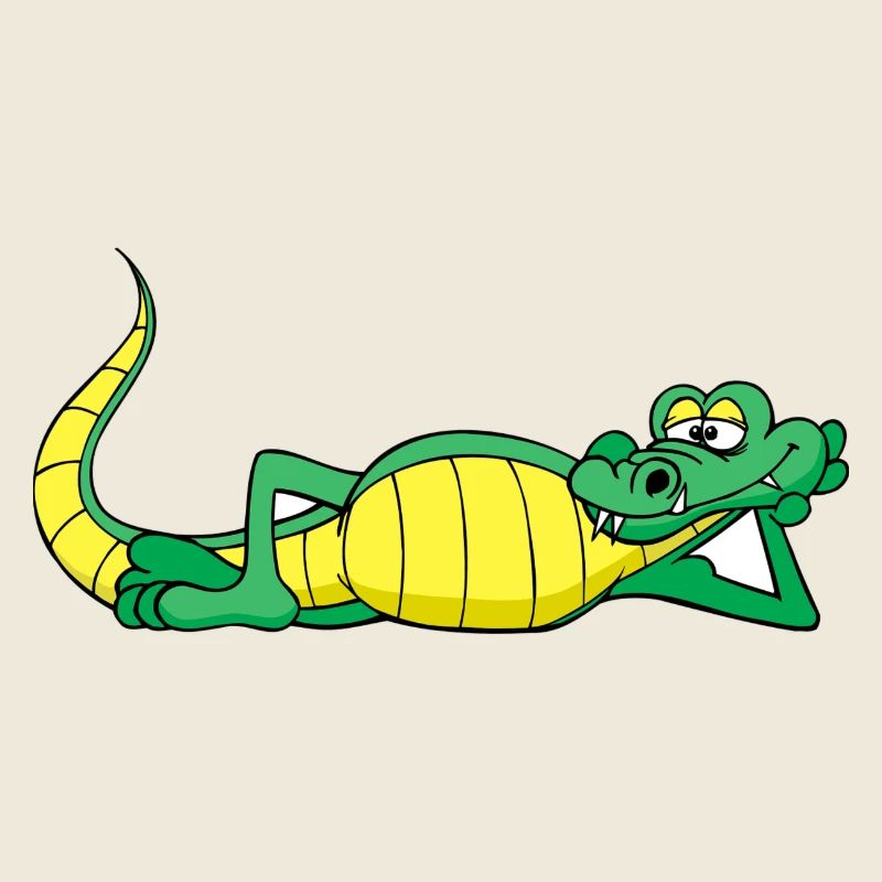 Cooles Krokodil